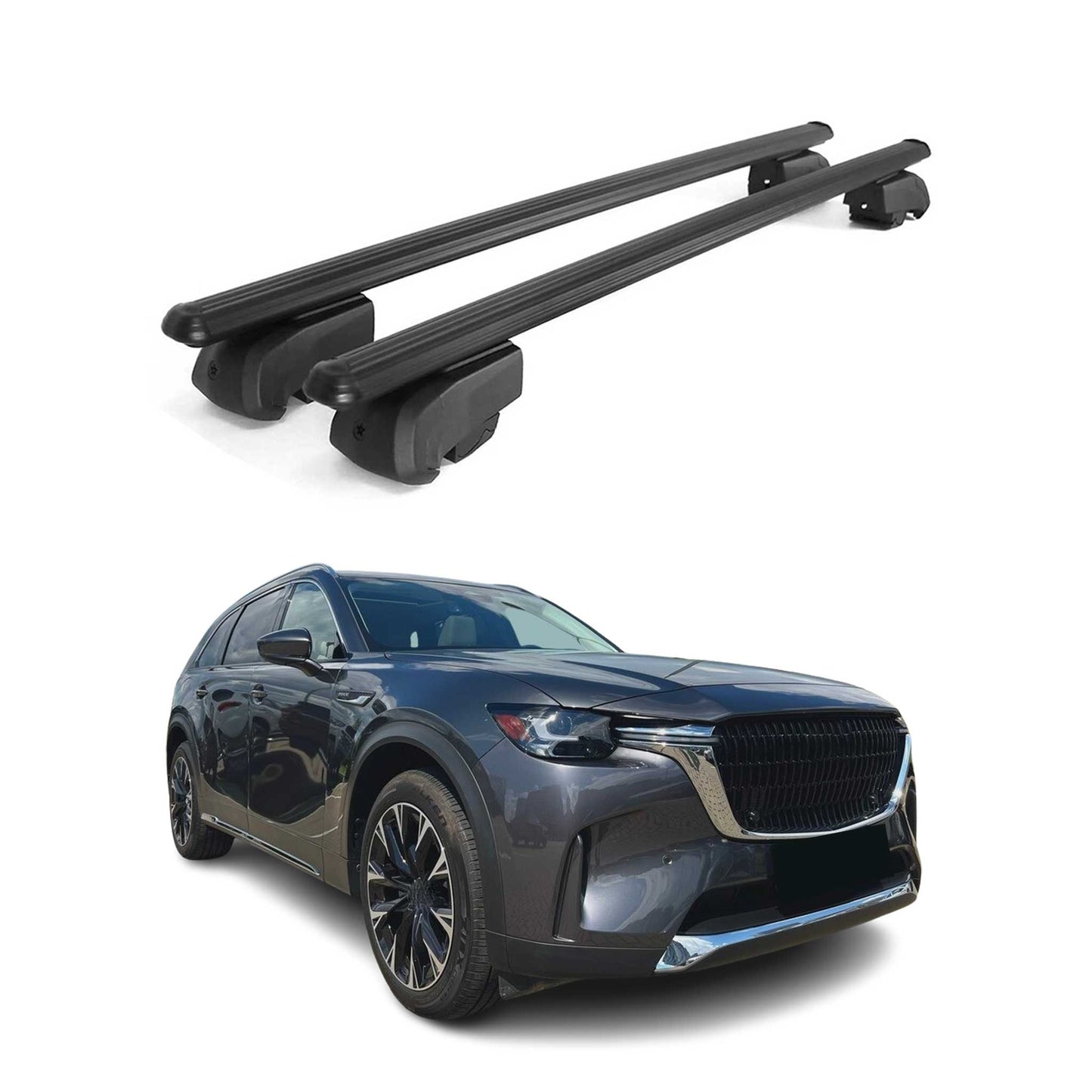 2024-2026 Mazda CX-90 Roof Rack Cross Bars Black