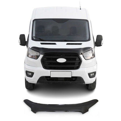 2021-2026 Ford Transit Front Bug Shield Hood Deflector 1 Pc Smoke