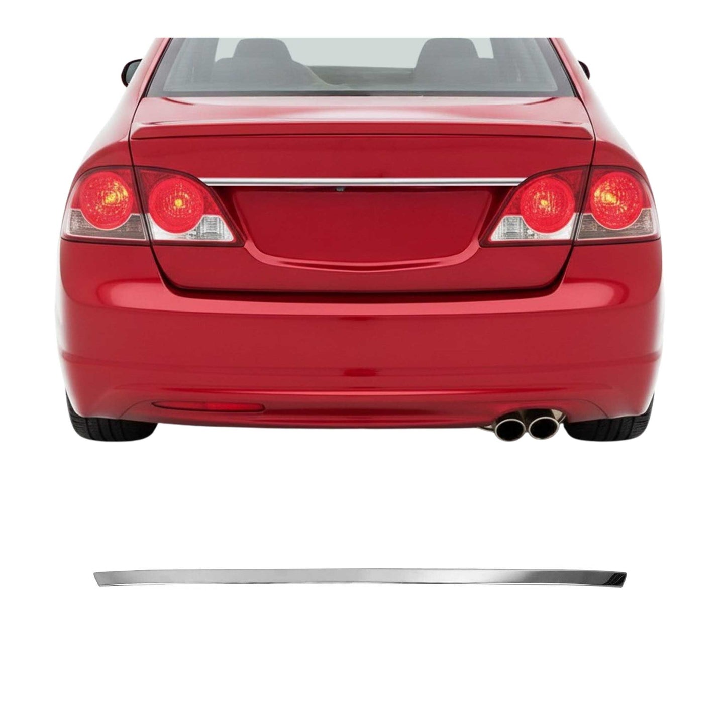 2006-2011 Honda Civic Sedan Trunk Tailgate Door Handle Cover Stainless Steel