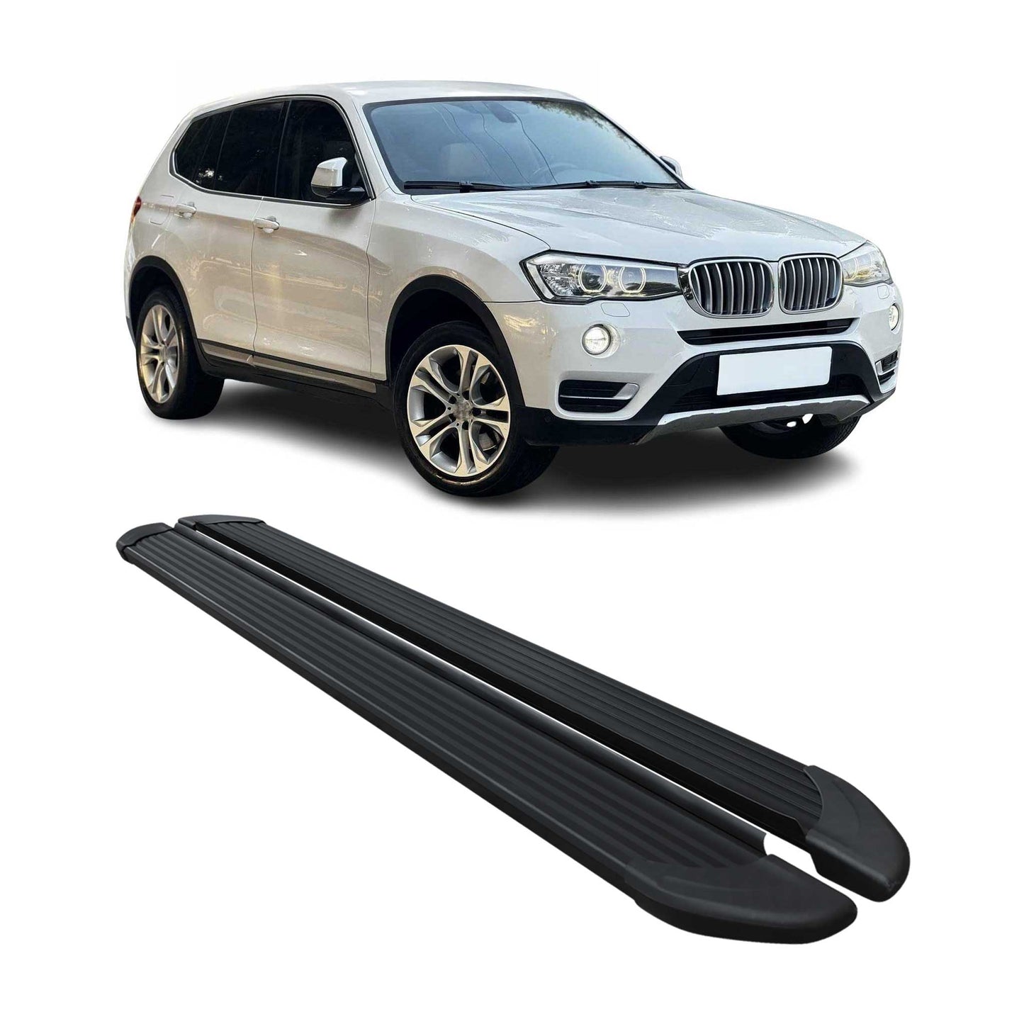 2011-2017 BMW X3 F25 Running Boards Side Steps Black