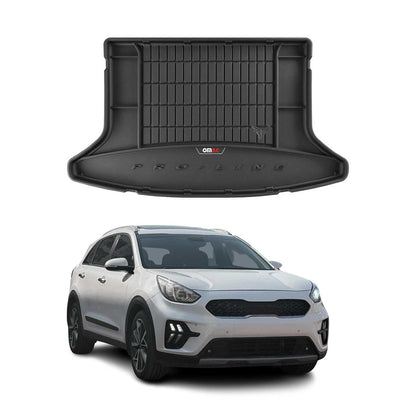 2017-2022 Kia Niro 1.gen Hybrid Premium Cargo Liner Trunk Mat All Weather Heavy Duty without subwoofer