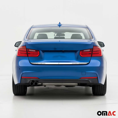 2012-2019 BMW 3 Series F30 Sedan Rear Trunk Molding Trim Stainless Steel Glossy