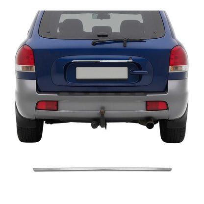 2001-2006 Hyundai Santa Fe Trunk Tailgate Door Handle Cover Stainless Steel Silver