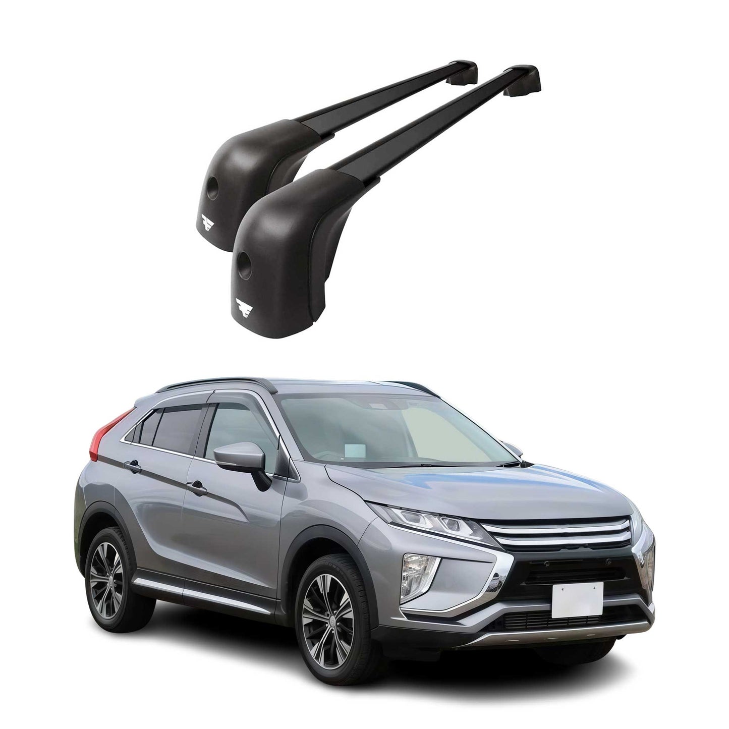 2018-2026 Mitsubishi Eclipse Cross Roof Racks Cross Bars Black