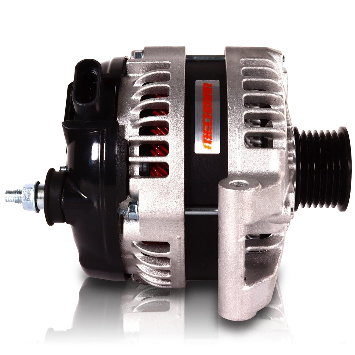 Mechman 320 Amp High Output Alternator 2003-2011 Honda / Acura 2.0L 2.4L T-Mount - 1 Wire Turn On