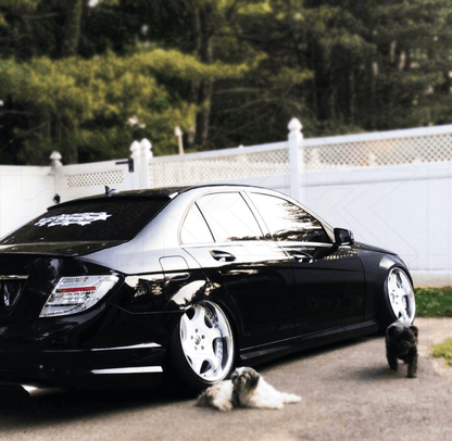 Mercedes Benz C-Class (204) Chrome Clear LED Taillights Set (2007-2011)