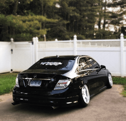 Mercedes Benz C-Class (204) Chrome Clear LED Taillights Set (2012-2014)