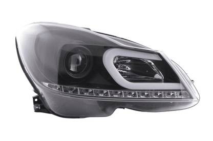 Mercedes-Benz C-Class W204 Black LED Headlights (2011-2014)