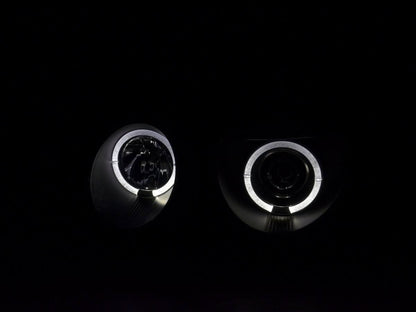 Mercedes Benz E-Class (210) Black Angel Eye Headlights (1999-2001)