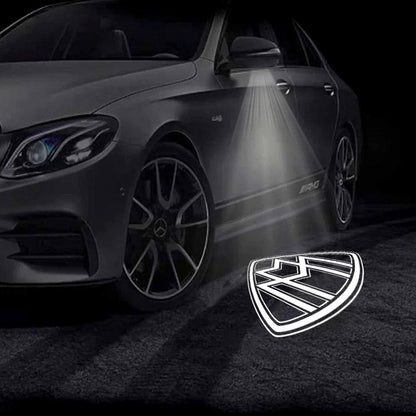 Mercedes-Benz C-Class 3rd Gen W204/C204/S204 Premium Side Wing Mirror Puddle Lights Various Designs 2007–2014