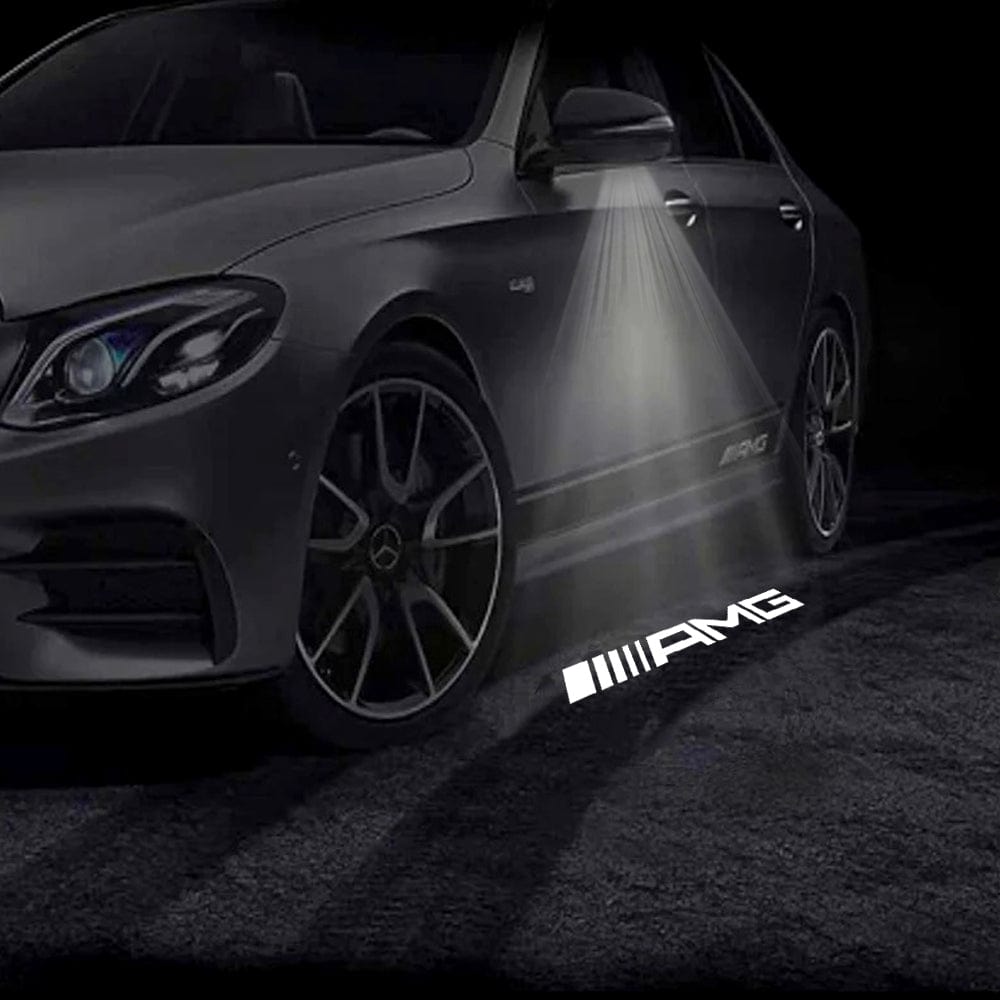 Mercedes-Benz C-Class 4th Gen W205 Premium Side Wing Mirror Puddle Lights Various Designs 2015-2021