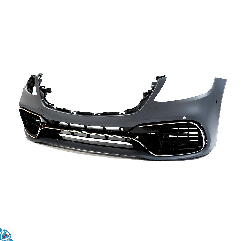 2018-2020 Mercedes-Benz S-Class Facelift (W222) S63 AMG Style Polypropylene Front Bumper Conversion Kit | E3Tuning