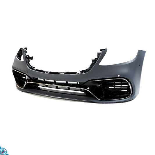 2018-2020 Mercedes-Benz S-Class Facelift (W222) S63 AMG Style Polypropylene Front Bumper Conversion Kit | E3Tuning