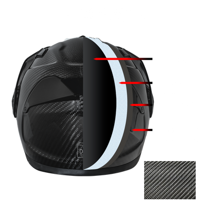 D.O.T. & ECE Daytona C6- Grey Carbon Fiber