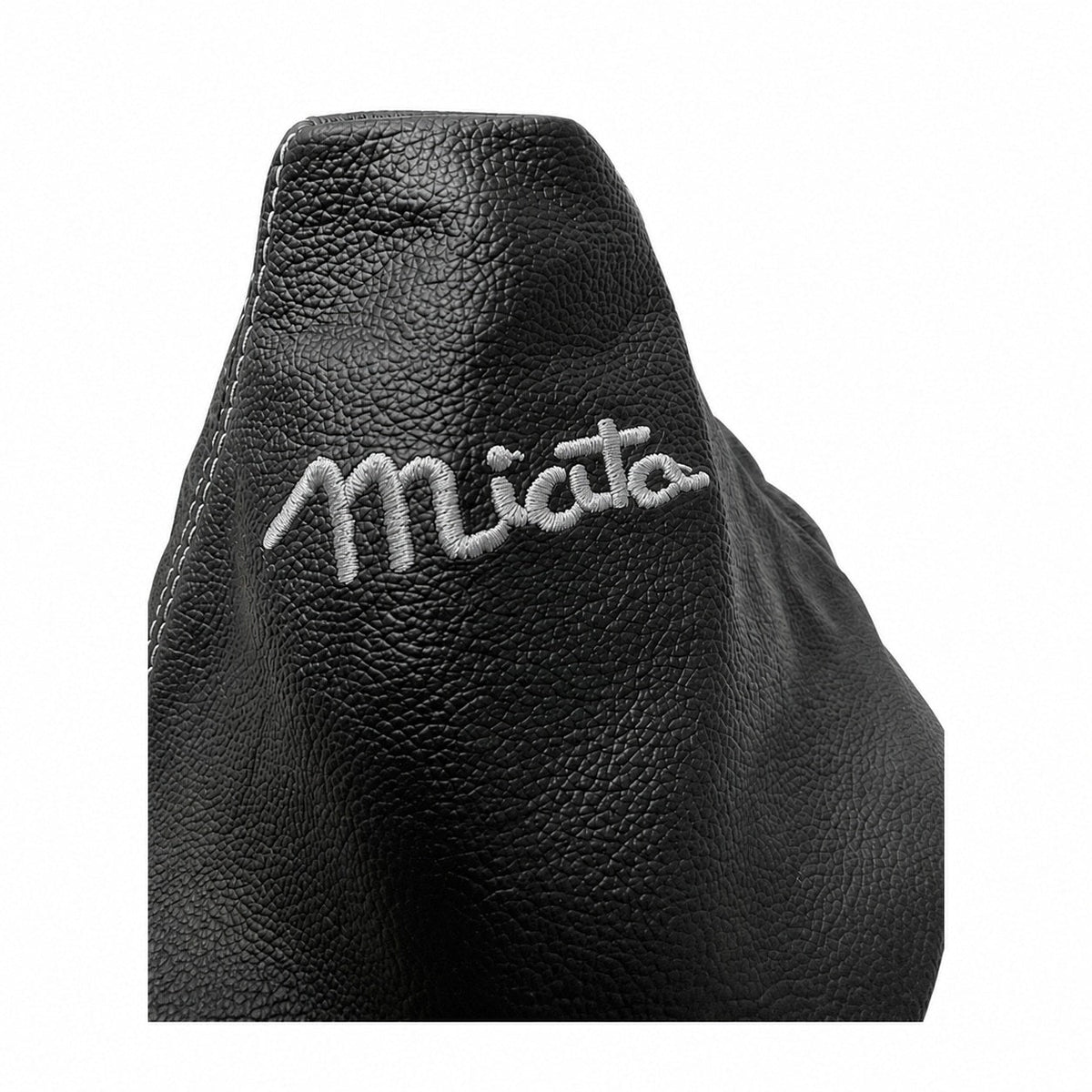 Custom Embroidery Leather Shift Boot Cover For Mazda MX-5 MK1 2005 2006 2007 2008 2009