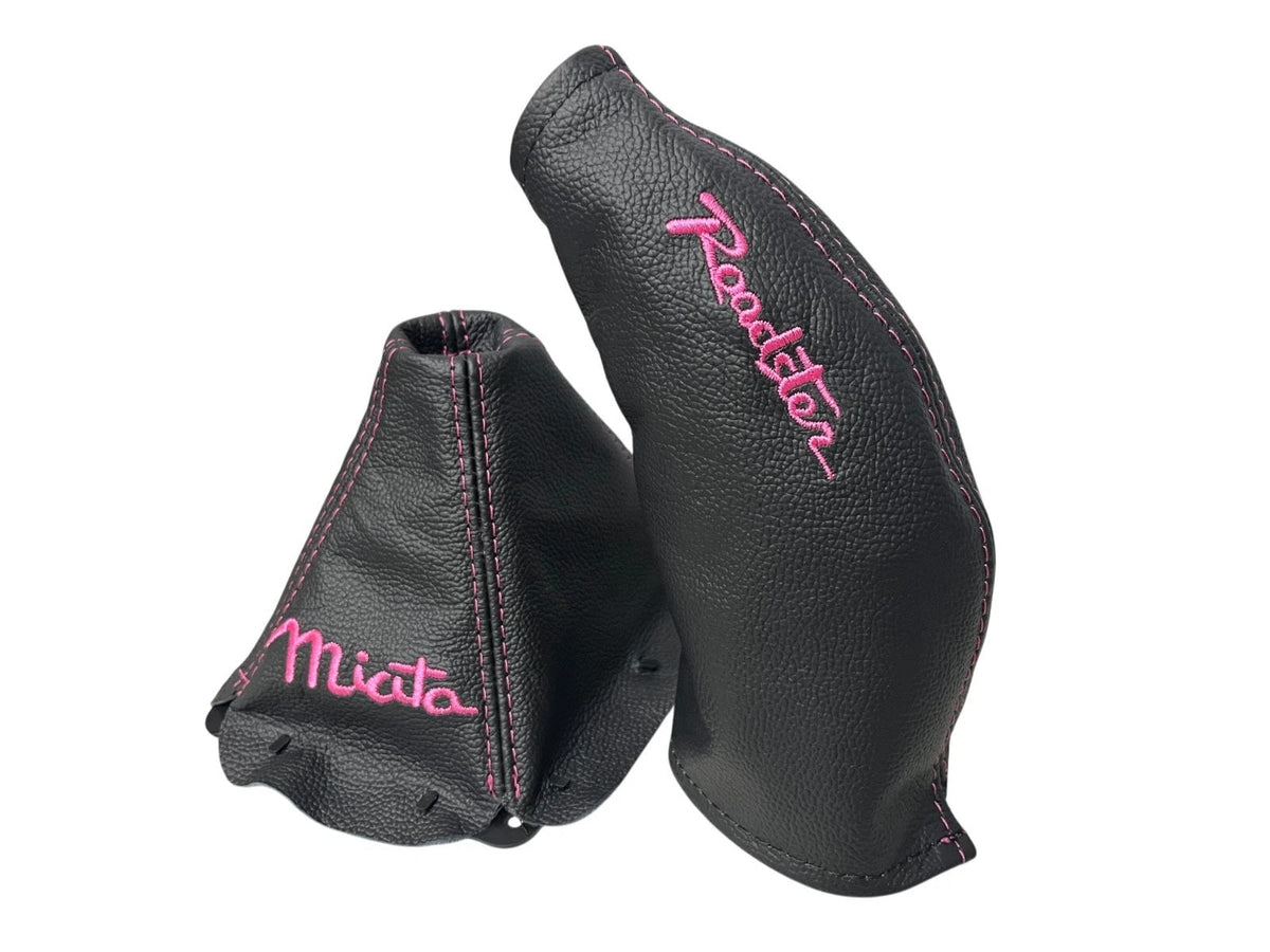 Embroidery Genuine Leather Handbrake & Shift Boot Cover For MZADA MK1 MX-5 1998-2005 (Copy)
