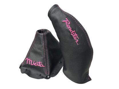 Embroidery Genuine Leather Handbrake & Shift Boot Cover For MZADA MK1 MX-5 1998-2005 (Copy)