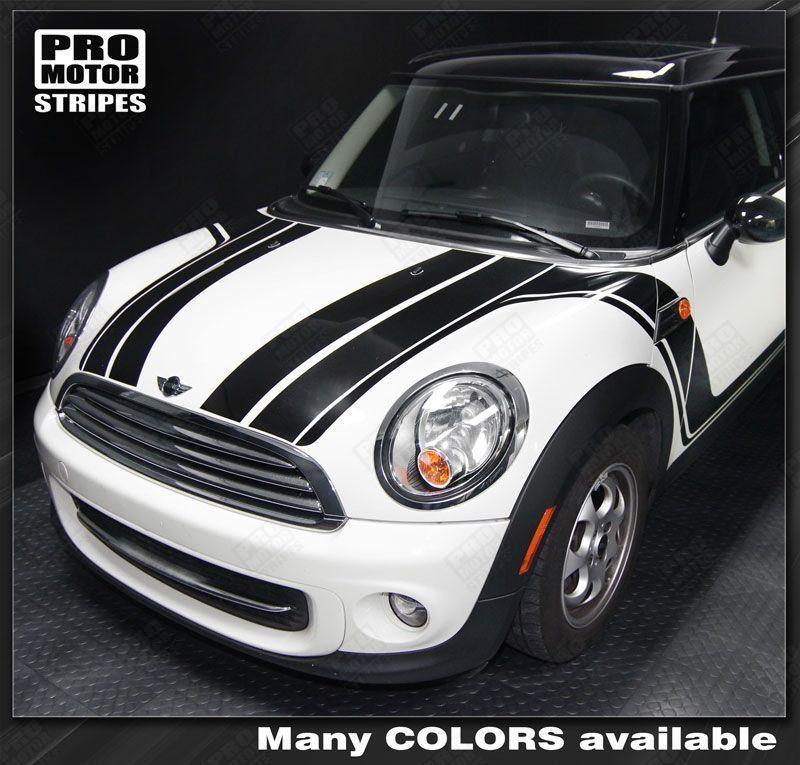 Mini Cooper 2008-2014 Clubman Hood & Side Rocker Stripes