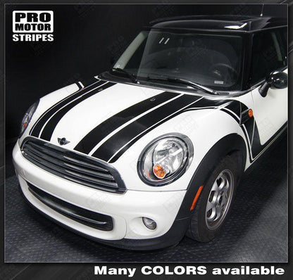 Mini Cooper 2008-2014 Clubman Hood & Side Rocker Stripes