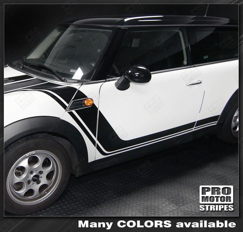 Mini Cooper 2008-2014 Clubman Hood & Side Rocker Stripes