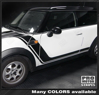 Mini Cooper 2008-2014 Clubman Hood & Side Rocker Stripes