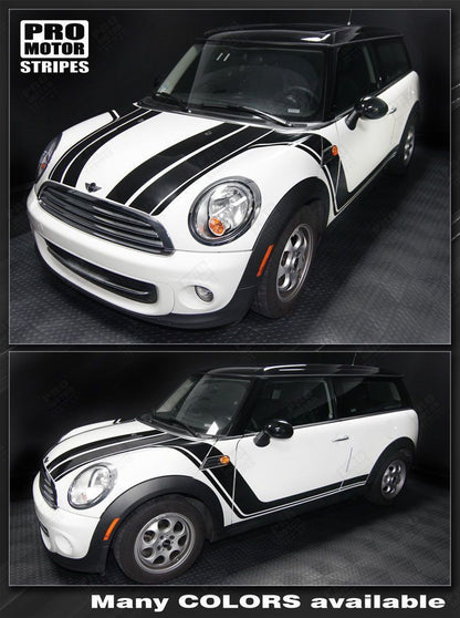Mini Cooper 2008-2014 Clubman Hood & Side Rocker Stripes