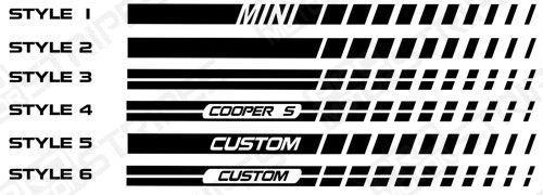 Mini Cooper 2008-2017 Rocker Panel Side Strobe Stripes