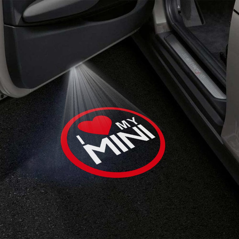 Mini Cooper 1st/2nd/3rd Gen Premium Door Puddle Lights Various Designs 2001–2023