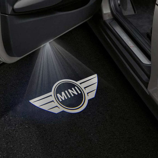 Mini Hatch Premium Door Puddle Lights Various Designs 2001-2024