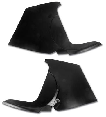 KICK PANELS. BLACK