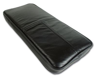 CENTER ARMREST. BLACK LTHR