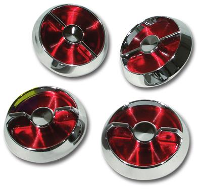 DOOR LOCK KNOBS/REFLECTORS. 4P