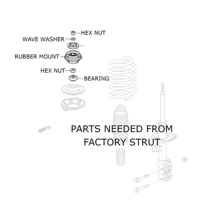 Godspeed Honda Fit (GE) 2009-14 Coilovers