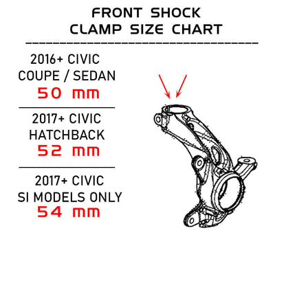 GODSPEED Honda Civic Hatchback (FL) 2022-25 MAXX Coilovers (50 mm)