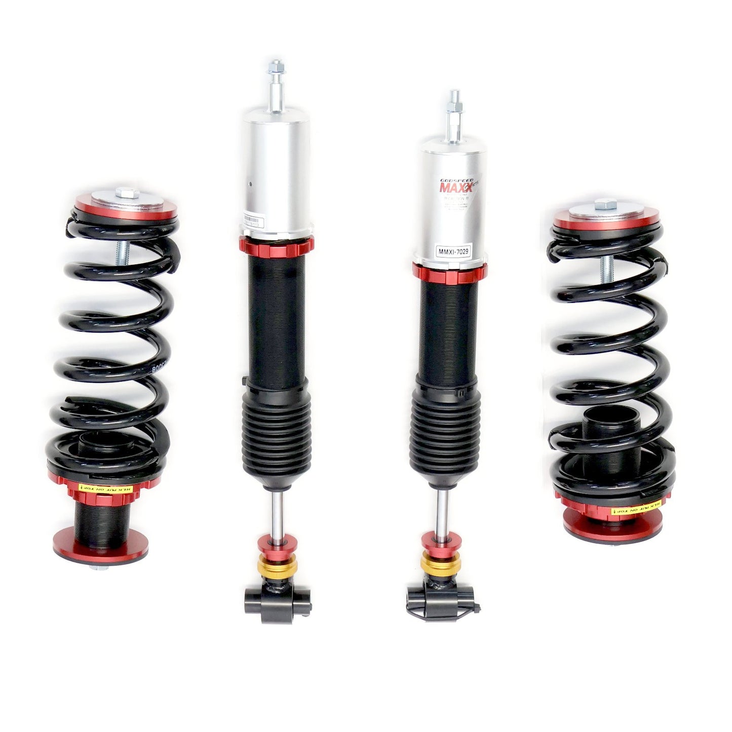 GODSPEED BMW 4-Series Gran Coupe AWD (F36) 2015-2020 MAXX-Sports Inverted Coilovers (5-Bolt Top Plate)