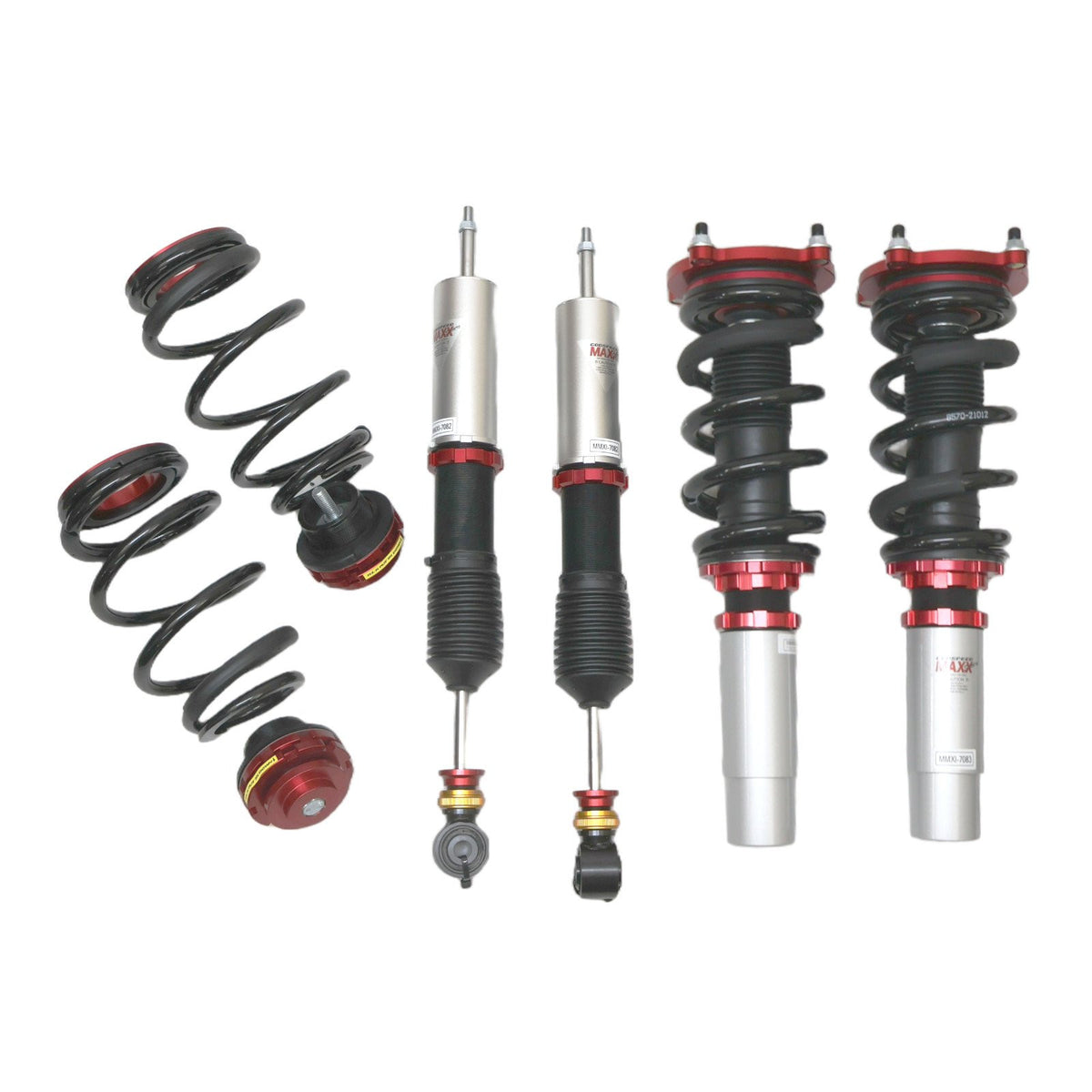 GODSPEED PROJECT MAXX-Sports 20-Way Inverted Coilovers for Porsche Macan 2015–2025 – Air-to-Coil Conversion