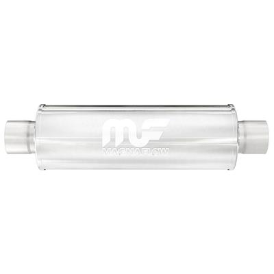 MUFFLER SS POLISHED 4IN IN/OUT