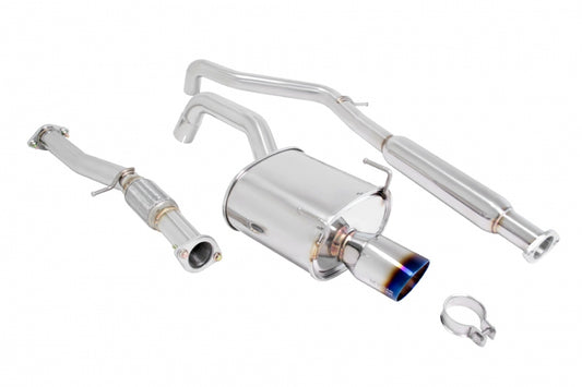 MEGAN RACING OE-RS Cat-Back Exhaust – Fiat 500 2012- 2019 (Burnt Rolled Tip, Excludes Abarth &amp; Turbo Models)