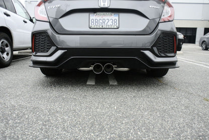 Megan Racing Cat-Back Exhaust System for 2016+ Honda Civic 1.5 Turbo 5-Door Hatchback (Sport Trim) Burnt-Roll Tip MR-CBS-HC16T-VO