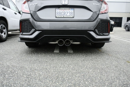 Megan Racing Cat-Back Exhaust System for 2016+ Honda Civic 1.5 Turbo 5-Door Hatchback (Sport Trim) Burnt-Roll Tip MR-CBS-HC16T-VO