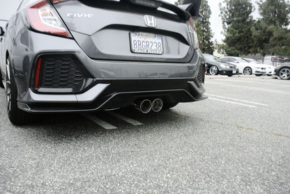 Megan Racing Cat-Back Exhaust System for 2016+ Honda Civic 1.5 Turbo 5-Door Hatchback (Sport Trim) Burnt-Roll Tip MR-CBS-HC16T-VO
