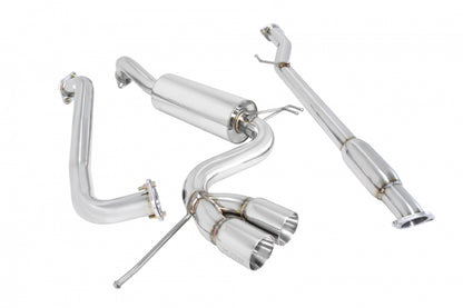 MEGAN RACING Hyundai Veloster 2012-2018 – Type 2 Cat-Back Exhaust – Stainless Rolled Tips