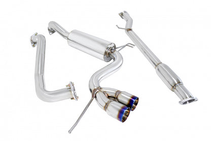 MEGAN RACING Hyundai Veloster 2012-2018 – Type 2 Cat-Back Exhaust – Burnt Rolled Tips