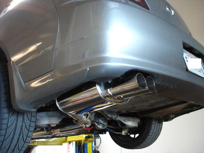 MEGAN RACING Infiniti G35 Sedan 2003-2006 (RWD Only) OE-RS Cat-Back Exhaust System – Stainless Rolled Tips