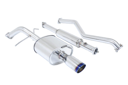 MEGAN RACING Mitsubishi Lancer 2002–2006 OE-RS Cat-Back Exhaust System – Burnt Rolled Tips