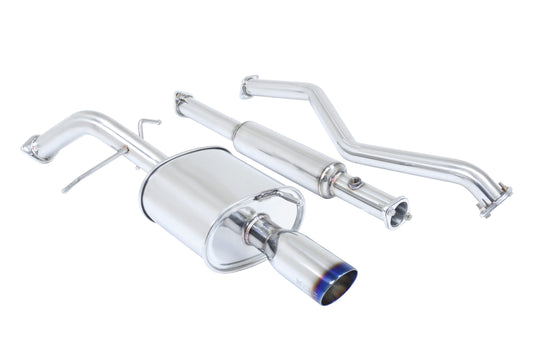 MEGAN RACING Mitsubishi Lancer 2002–2006 OE-RS Cat-Back Exhaust System – Burnt Rolled Tips