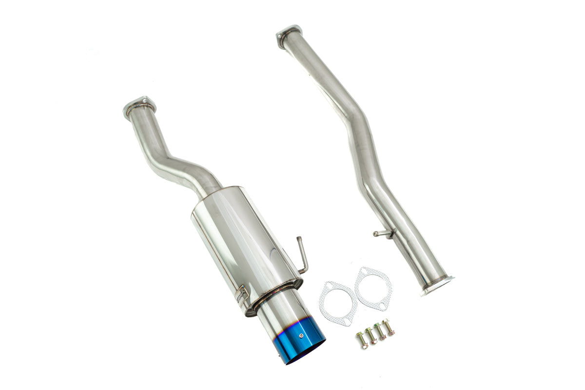 Megan Racing Nissan 350Z 2003–2008 Drift Spec (DS) Cat-Back Exhaust System – Burnt Blue Tip