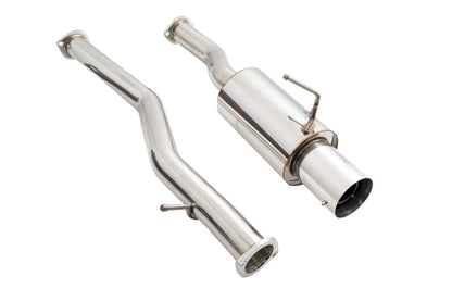 MEGAN RACING Nissan 370Z 09-21 Single Exit Exhaust System – Stainless Tip