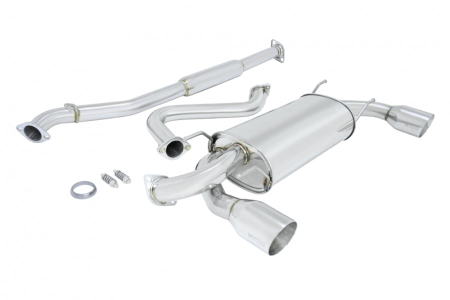 MEGAN RACING Scion FR-S 2013–2017 / Subaru BRZ 2013–2017 / Toyota 86 2017–2021 OE-RS Cat-Back Exhaust System – Stainless Steel Tips