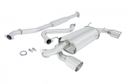 MEGAN RACING Scion FR-S 2013–2017 / Subaru BRZ 2013–2017 / Toyota 86 2017–2021 OE-RS Cat-Back Exhaust System – Stainless Steel Tips